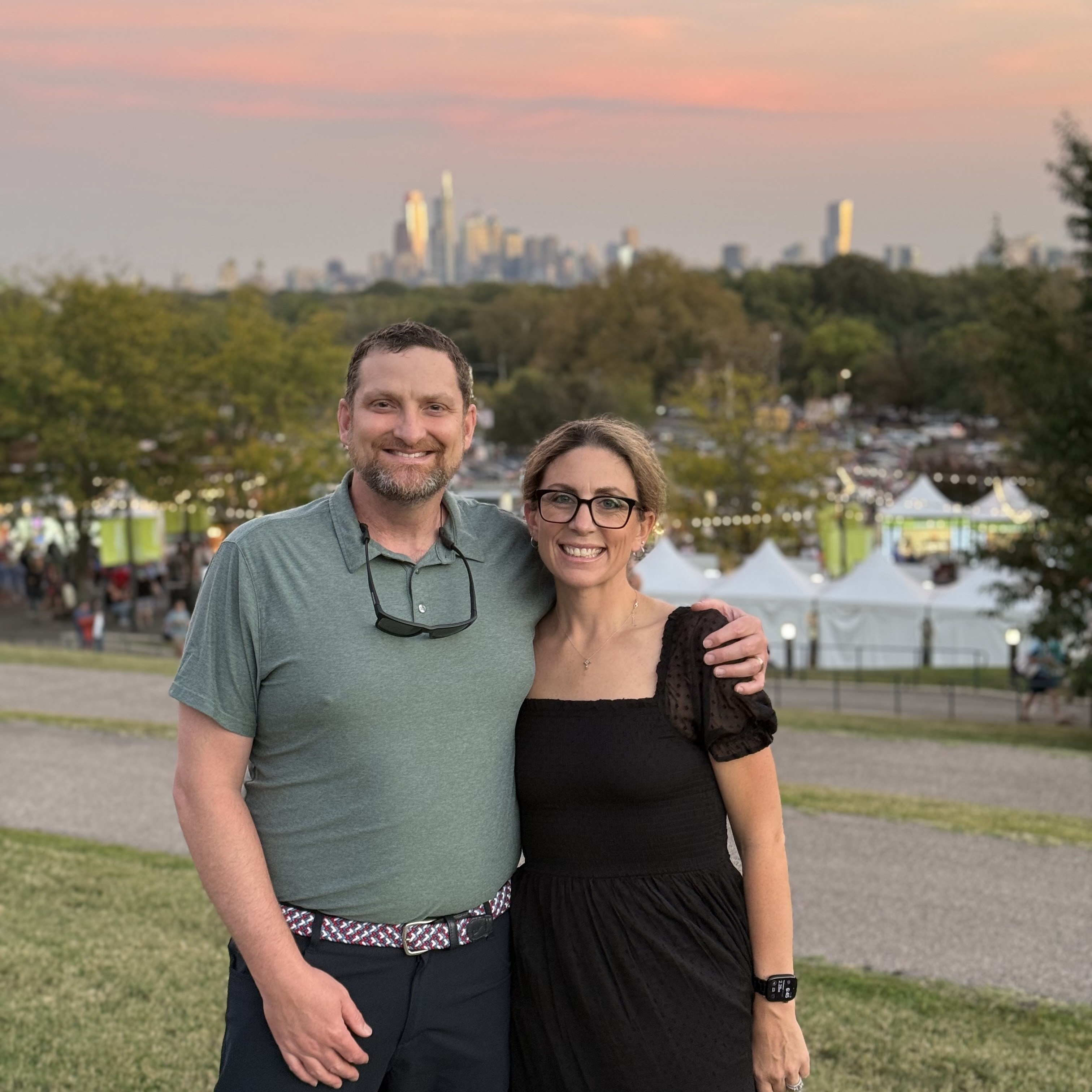 Dr. Olendorf and his wife