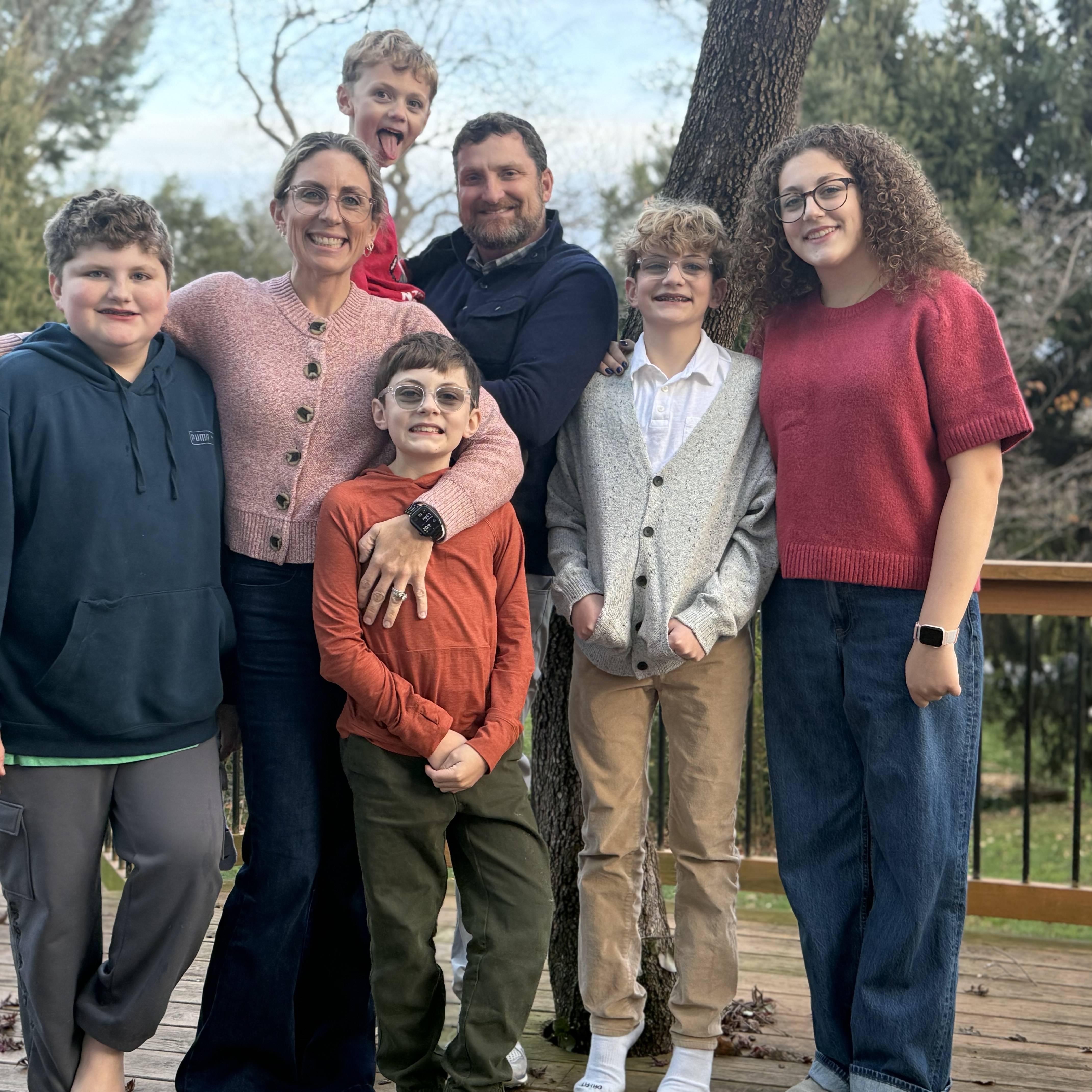 Dr. Olendorf and his family